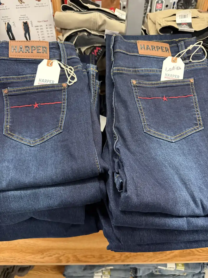 Harper Rodeo Denim jeans detail