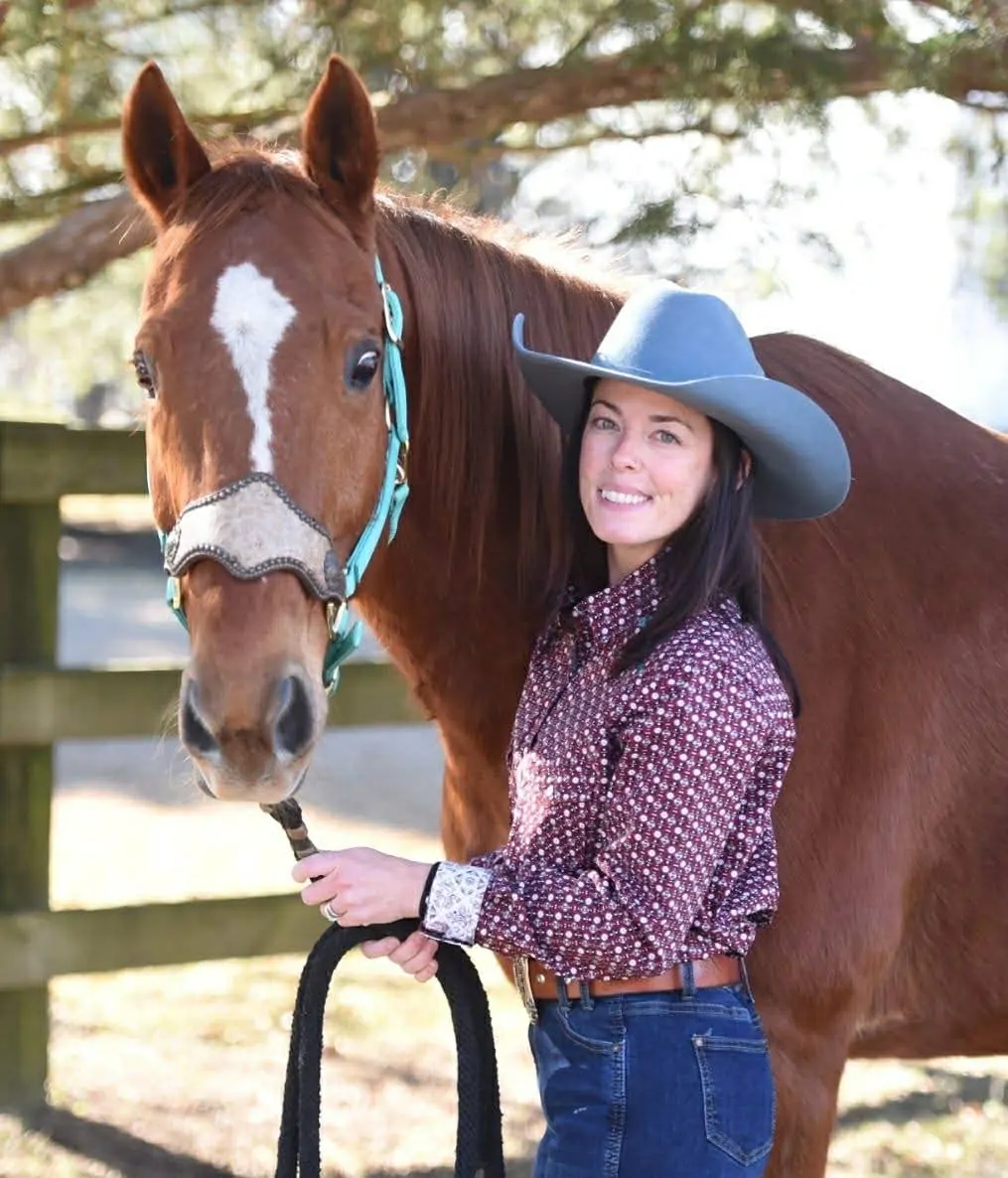 Allison Pettruny with her horse